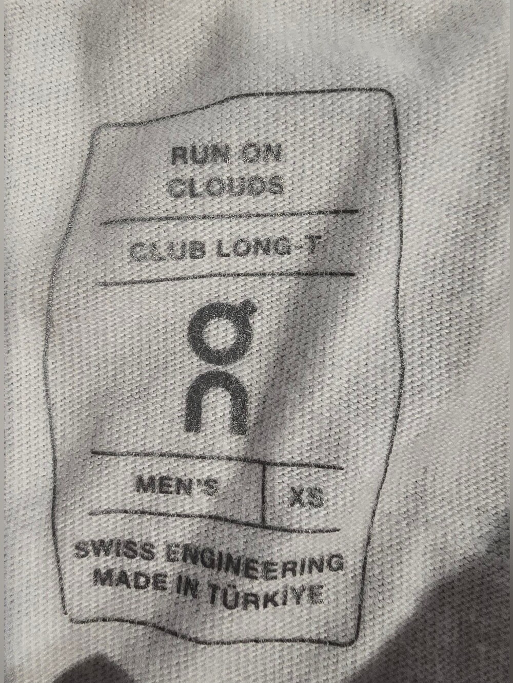 OnCloud Men's Club Longsleeve Tee Size XS - Picture 2 of 7